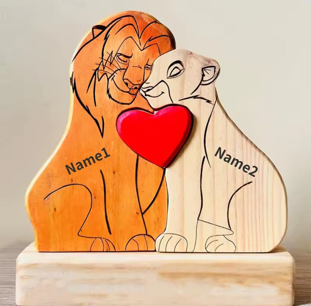 Personalised Art Family Puzzle.