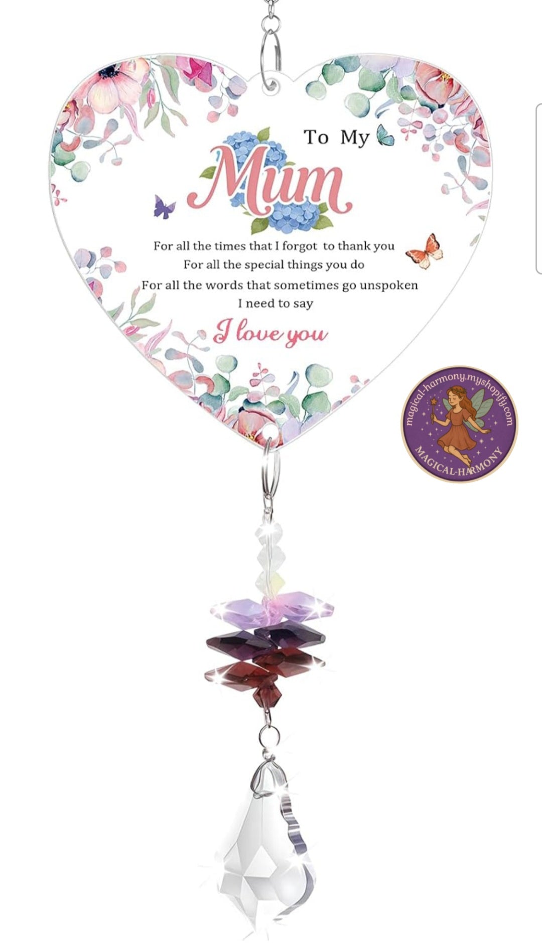 Crystal Suncatcher – Gifts For Mum!