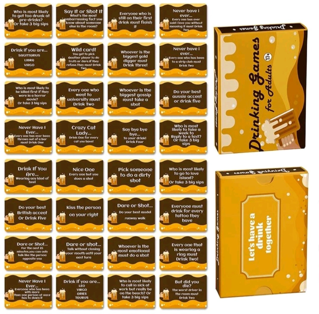 Adults Drinking Card Game