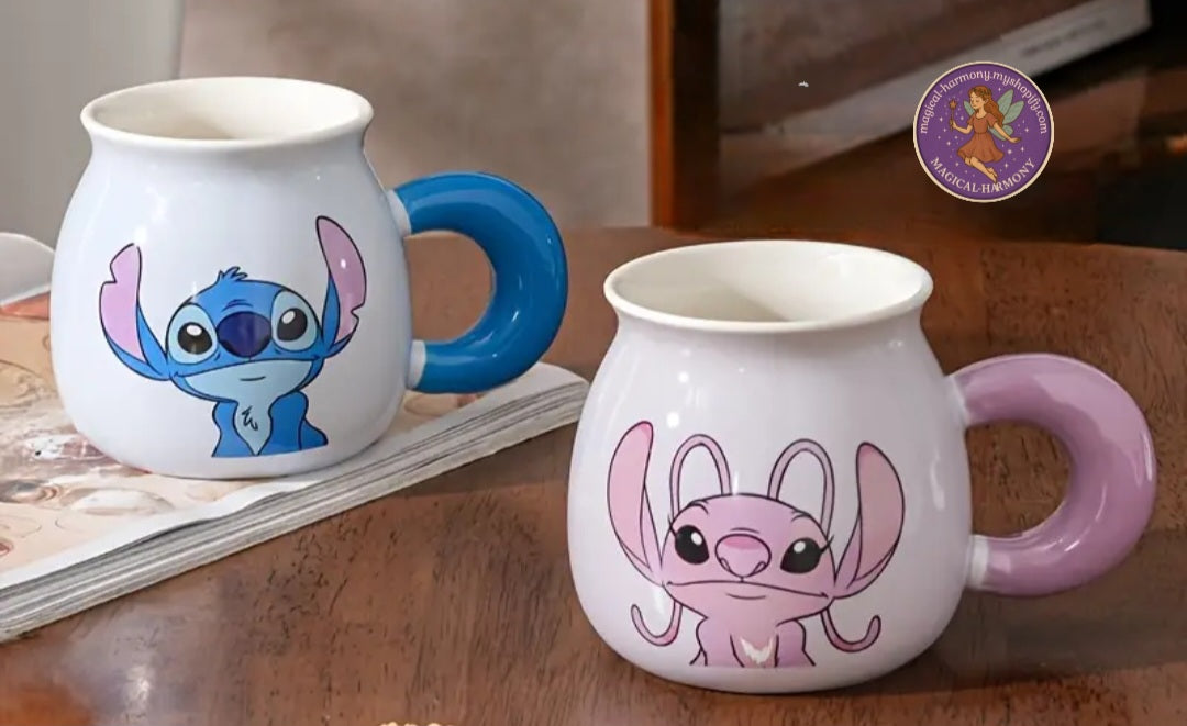 Disney Stitch & Angel Ceramic Mug