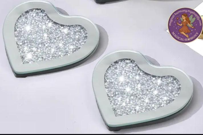 Set of 4 Crystal Coasters