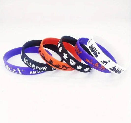 Something Different This Halloween Halloween. Silicone Bracelet.