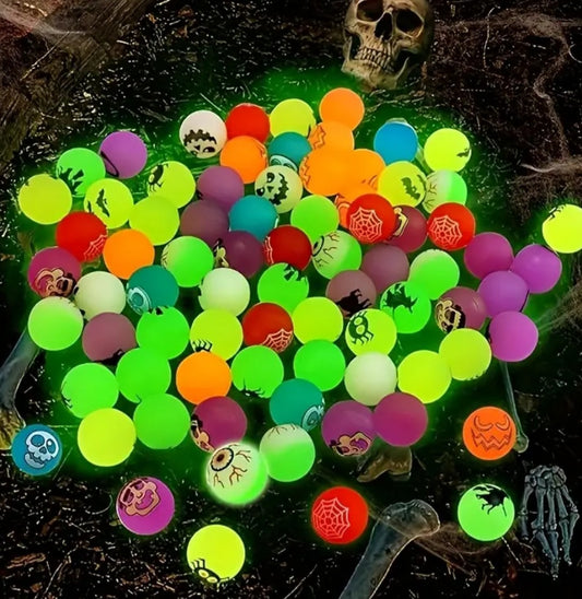 Random Halloween Glow Bouncy Ball.
