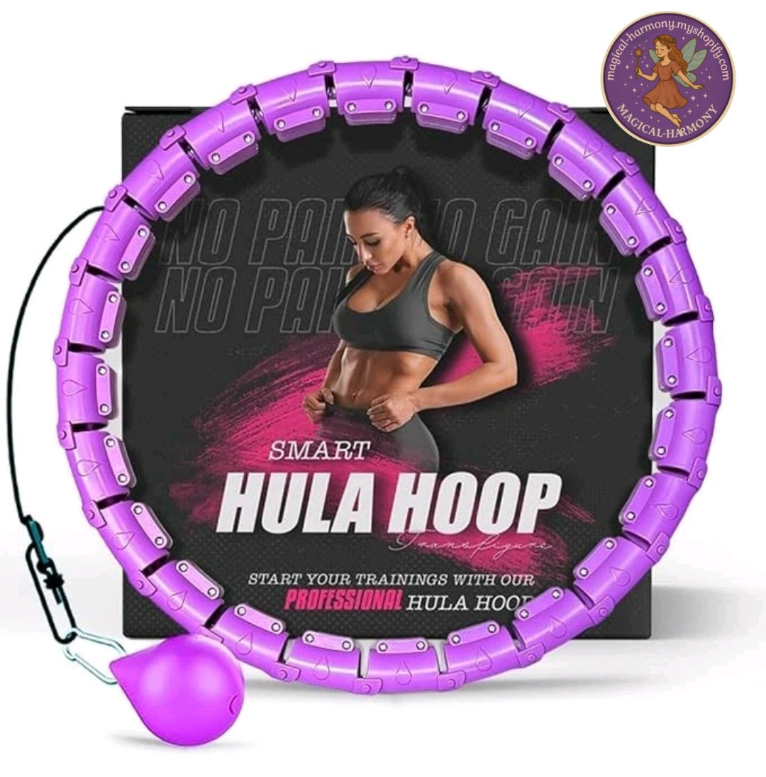 Adjustable Hula Hoops for Adults Fitness Exercise Infinity Hoop with 360° Hips
