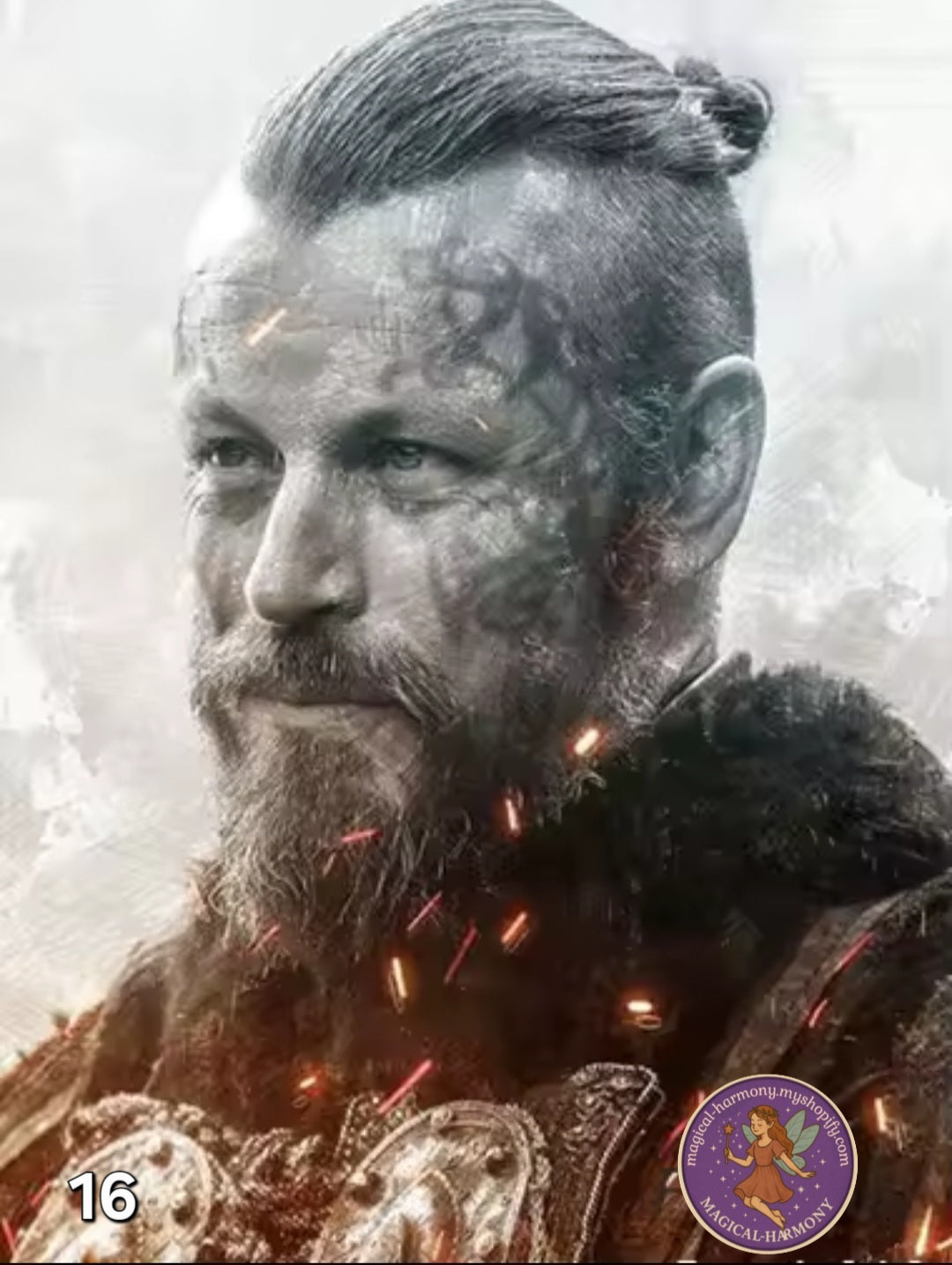 50x70cm Viking Odin & Thor 5D DIY Diamond Painting