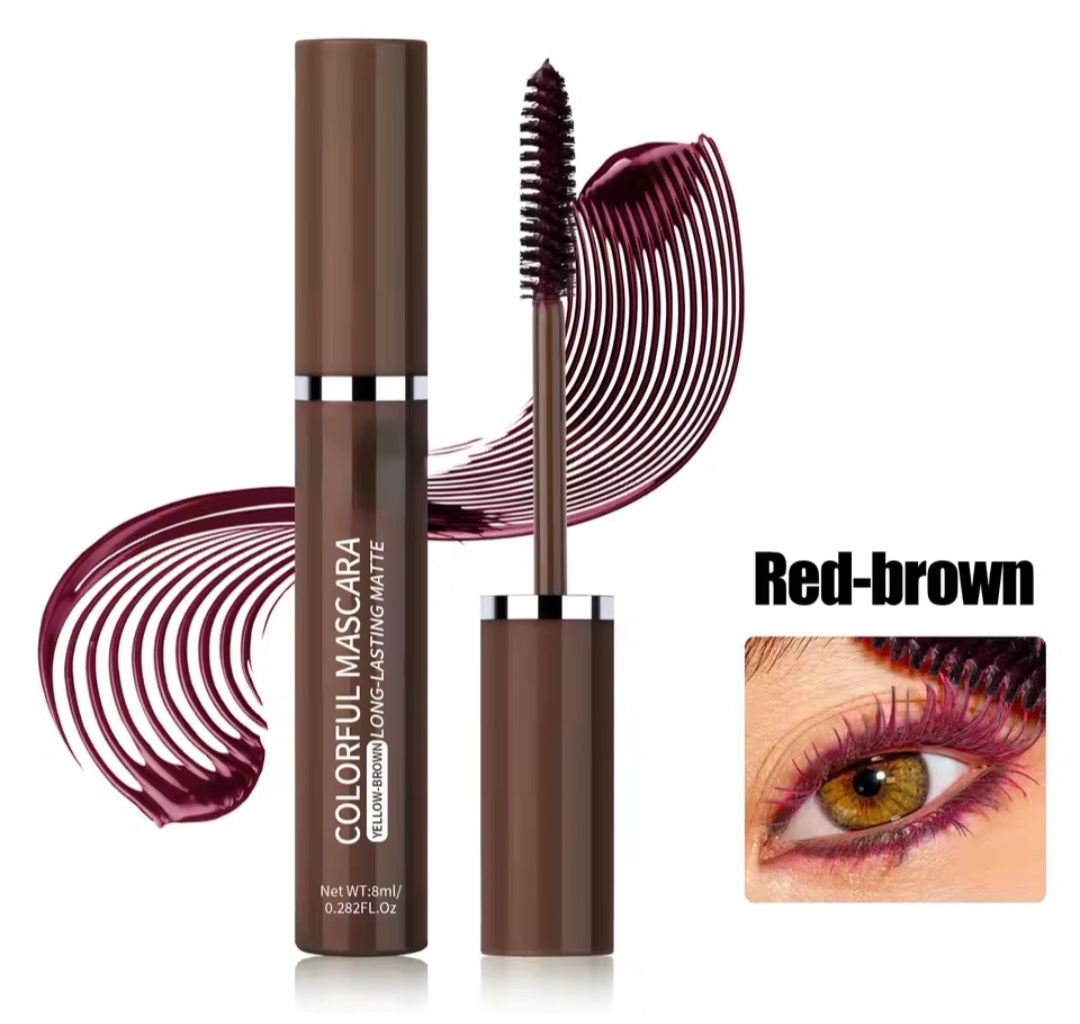 Long Lasting Waterproof Colourful Mascara.