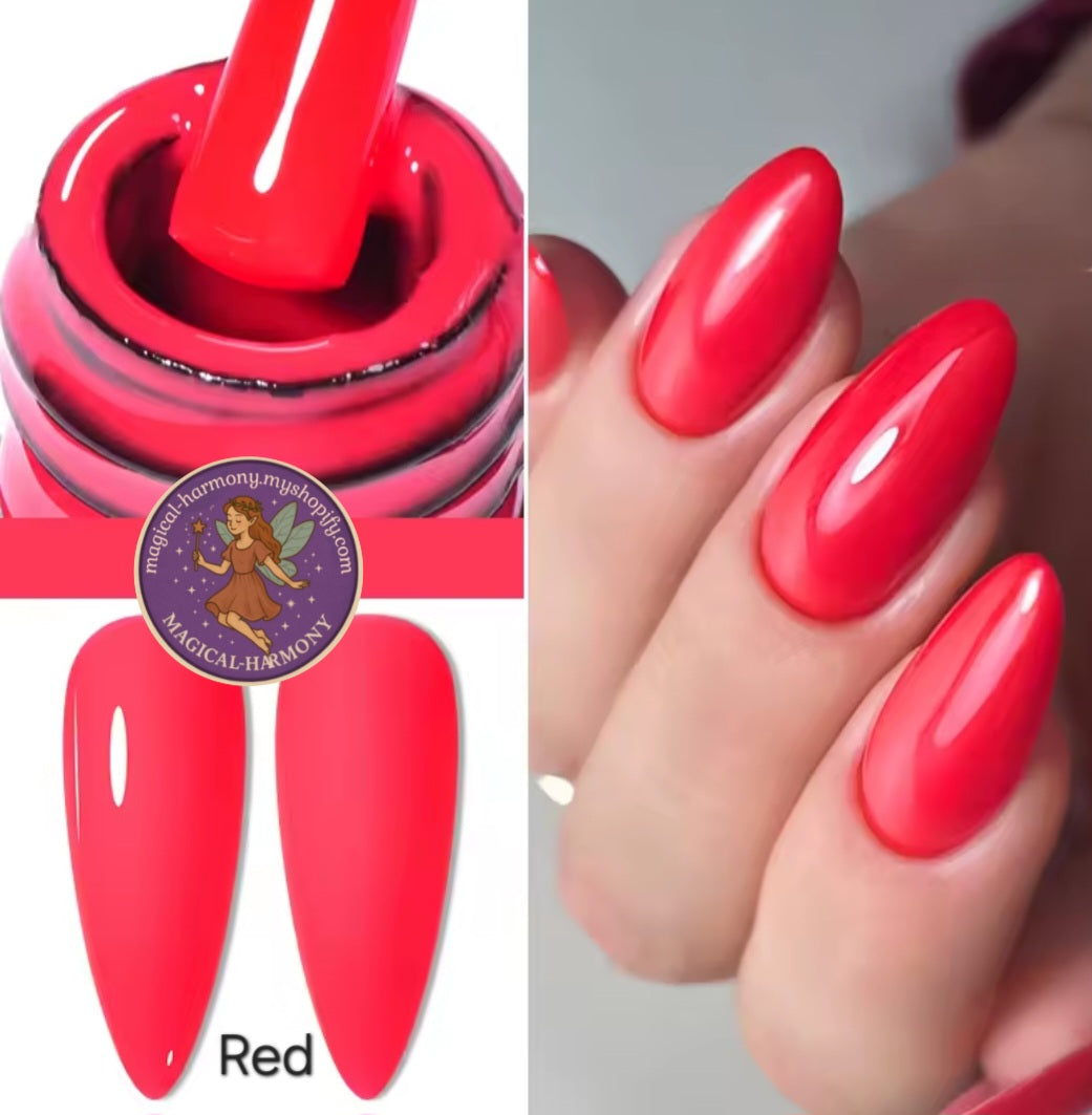 Neon Rubber Base Florescent Gel Nail Polish