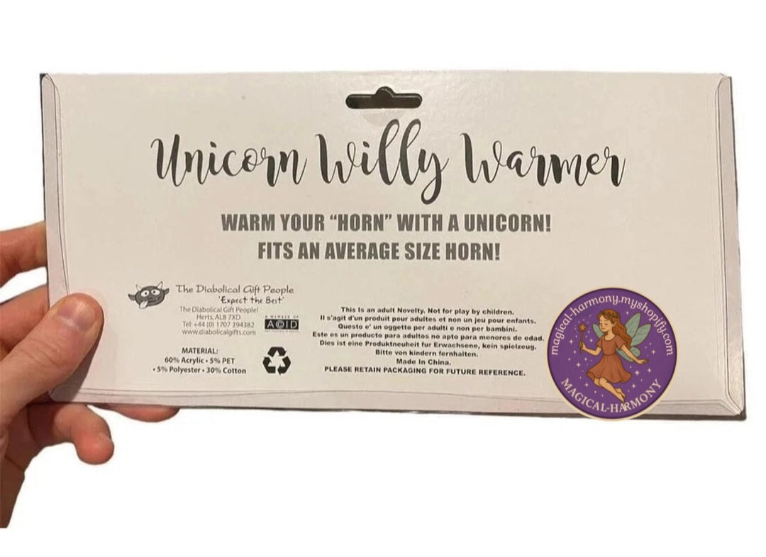 Mens Unicorn Warmer