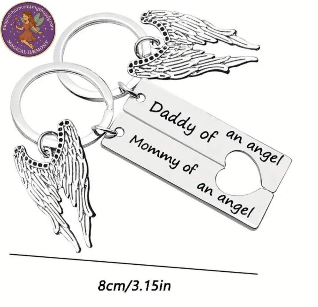 Parents Of A Angel Keychain