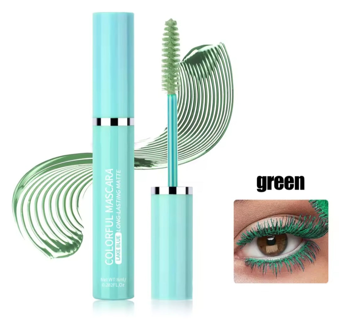 Long Lasting Waterproof Colourful Mascara.